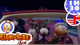 Watch out, Garfield at the wheel!   The Garfield Show