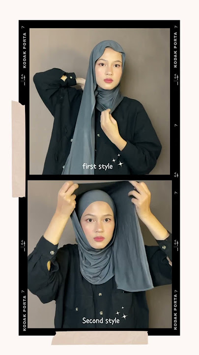 TUTORIAL PASHMINA KAOS #pashmina #hijabstyle #hijabtutorial #hijabdaily