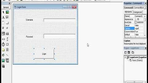 How To Make A Simple Login Form In Visual Basic 6 0