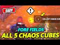 How to EASILY Find and Collect ALL CHAOS CUBES in Fore Fields - Fortnite