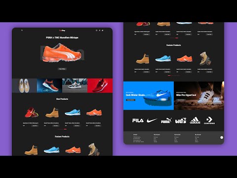 Responsive Ecommerce Website With 360 Degrees Product Viewer Using HTML SASS JavaScript