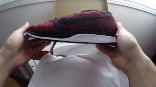 30 Second Unboxing: Nike Flyknit Racer "Red - YouTube