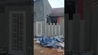 perumahan subsidi pagar minimalis