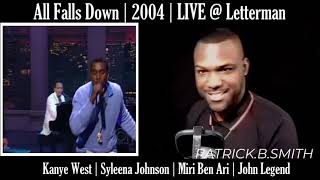 KANYE WEST | Syleena Johnson | JOHN LEGEND | Miri Ben Ari | All Falls Down Letterman| REACTION VIDEO