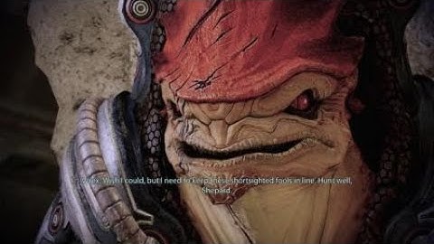 Mass Effect Legendary Edition Grunt is the first Krogan to defeat a Thresher Maw since Wrex