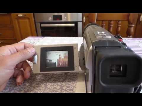 Включение видеокамеры VHS Panasonic VZ 1