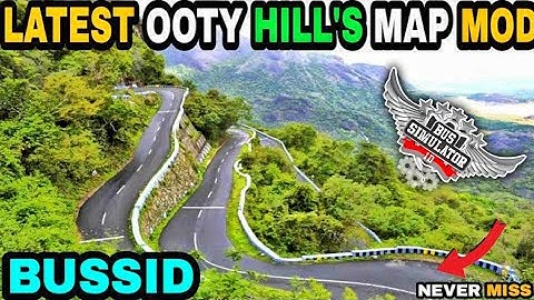 Download New Mountain ooTY Hills Map Mod bus simulator indonesia|| Bussid map V3.7.1|| bus map mod