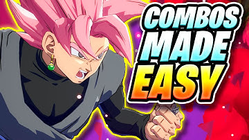 Goku Black Combos Step By Step Guide| Dragonball FighterZ Combo Guide