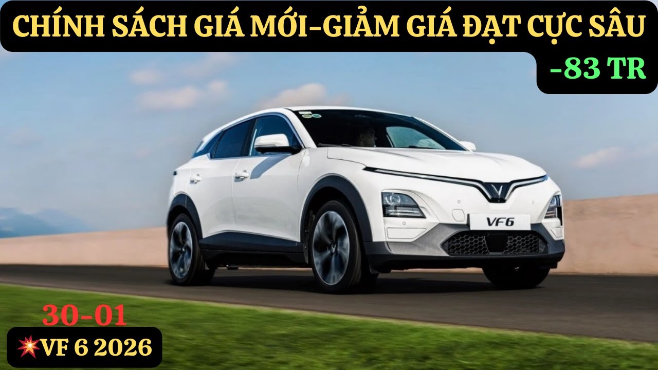 💥Bảng Giá Lăn Bánh Vf 6 Tháng 1 2026|Ưu Đãi Đạt Đến 86 Triệu|Tổng Lăn Bánh Sâu Kỷ Lục|GIAXEVN