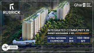 Rubrick - Sriven Tripura: 2BHK & 3BHK flats for sale in Kompally, Hyderabad | #GharPe