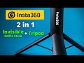 Invisible Selfie Stick + Tripod Insta360 2 in 1 Review