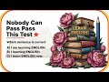 Can You Score 100% on This English Grammar Quiz? Only 1% Get Them All Right! 😱✍️