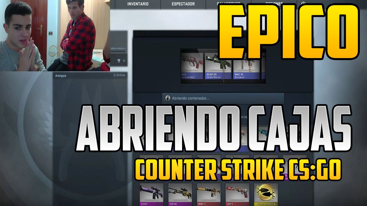 EPICO!!! ABRIENDO CAJAS EN COUNTER STRIKE!! LA MAYOR SUERTE DEL MUNDO ...