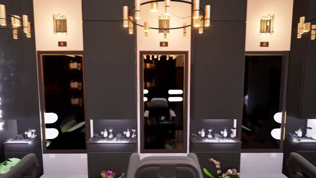 Old Barber shop Twinmotion 2023.2 tutorial - scene 2 