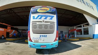 ÔNIBUS DA VIAÇÃO MARLIM | GOIÂNIA-GO x CUIABÁ-MT 14h 4K