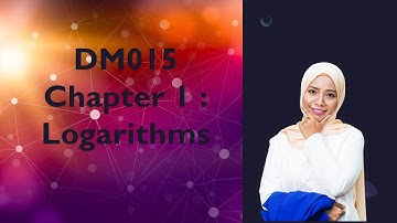 DM015 Chapter 1 Logarithms