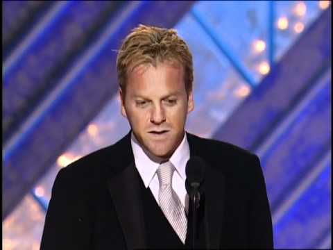 Golden Globes 2002 Kiefer Sutherland Wins Best Act...