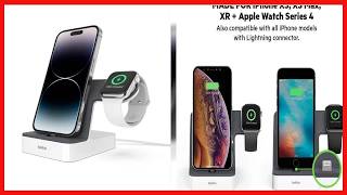 Belkin 2-in-1 Charging Dock for iPhone and Apple Watch: Stylish, Compact, Reliable