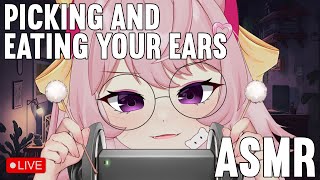[ASMR] Catgirl picking and eating you ears for BEST RELAX!❤(3Dio)