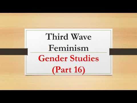 তৃতীয় তরঙ্গ নারীবাদ |জেন্ডার স্টাডিজ পার্ট 16|