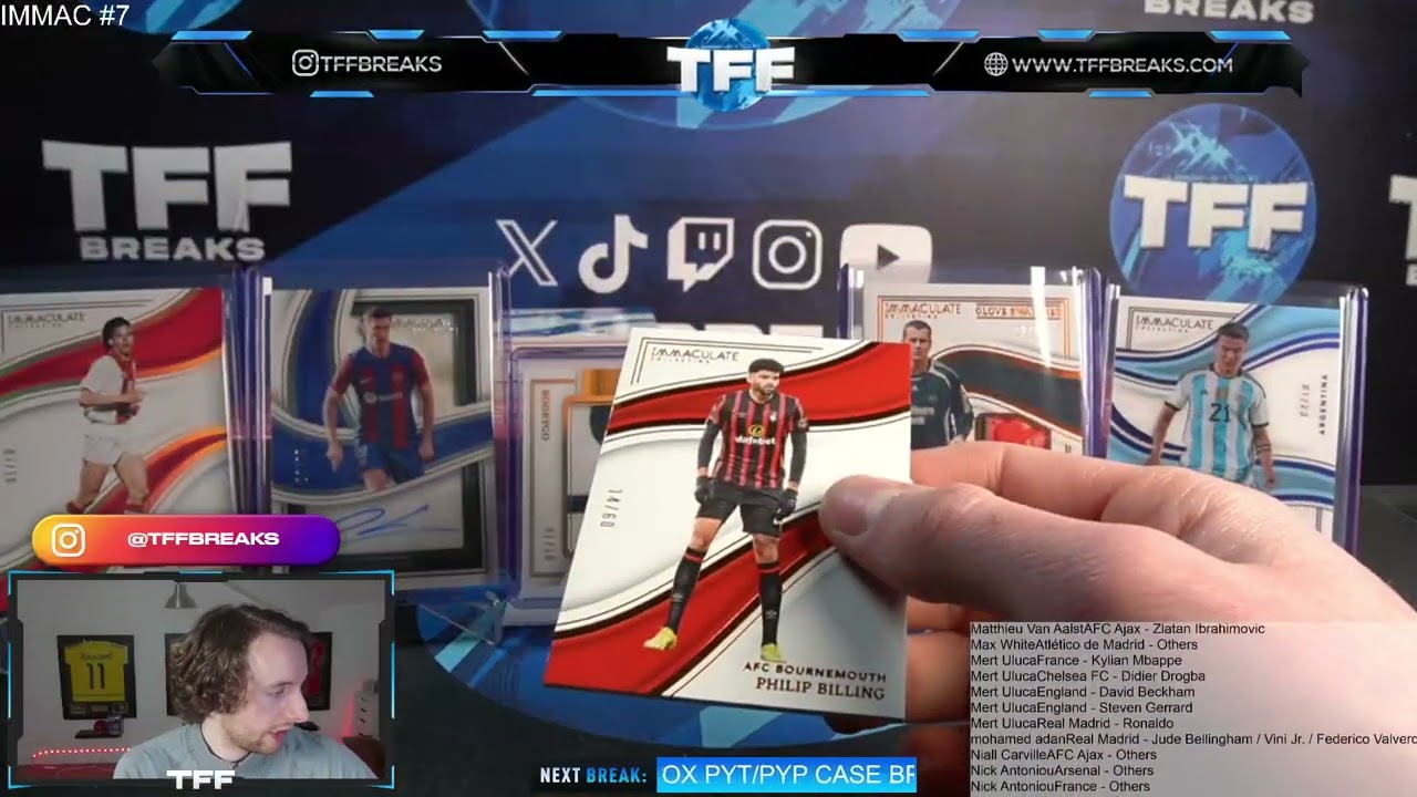 PANINI IMMACULATE SOCCER 2023/24 6 BOX HOBBY CASE PYT/PYP #7 - YouTube