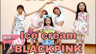 BLACKPINK - 'Ice Cream ( with Selena Gomez )' DANCE ( kids dance ) #ท่าเต้นเด็ก #icecream