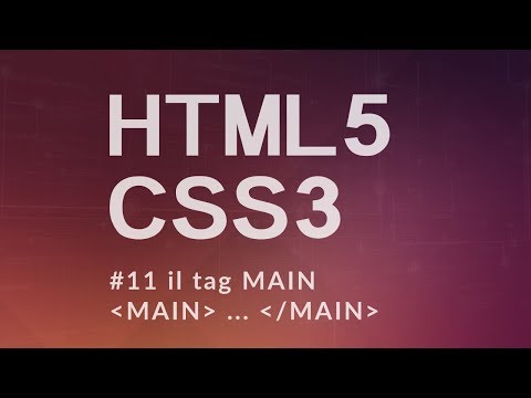 HTML5 e CSS3 Tutorial - main #11