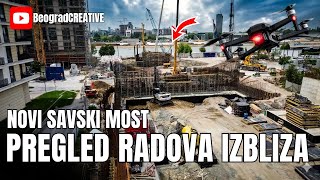 Izbliza Sa Gradilita  Novi Savski Most Zavrne Pripreme Za Betoniranje Obalnih Stubova