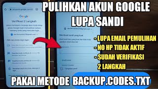 Cara Mengembalikan Akun Google Yang Lupa Kata Sandi 2022 | Akun Google Lupa Password