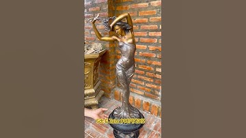 Tượng đồng cô gái châu Âu