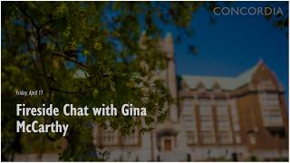 A Fireside Chat with Gina McCarthy