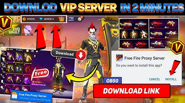 Free Fire Vip Proxy Server Download ( 100% Working )🥳💥Download Vip Proxy Server in 1 Minute FF Proxy