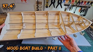 How to build an RC boat from wood: M950 Mono part 2