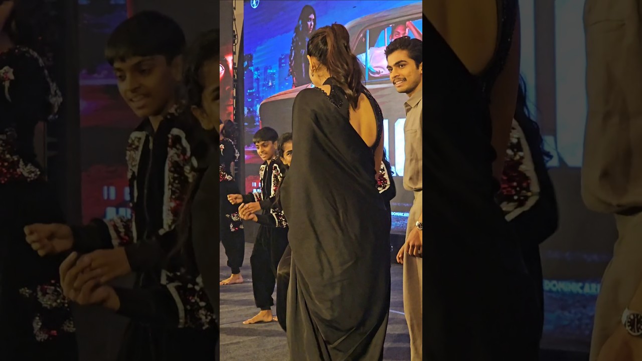 നസ്ലിനും കല്യാണിയും കുട്ടികളുടെ കൂടെ ഡാൻസ് കളിച്ച് 🥰🥰 Lokah Trailer Launch 