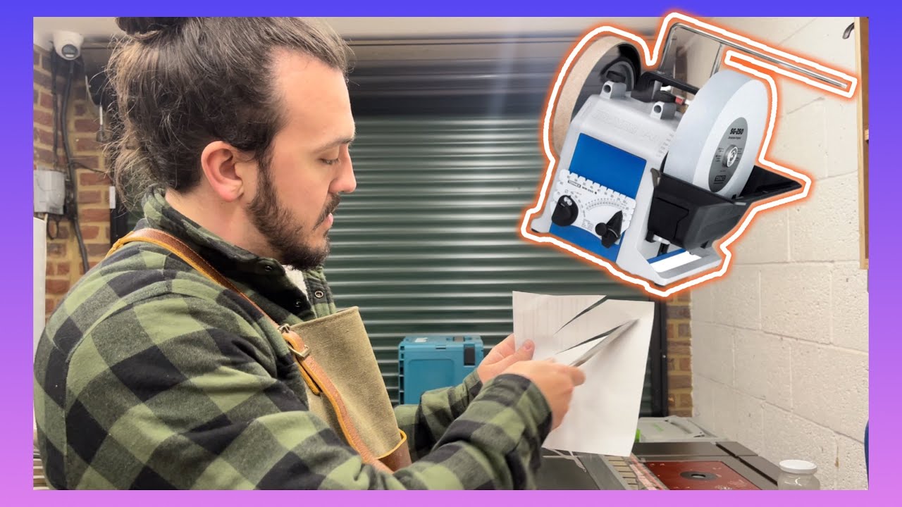 Chisel sharpening using TORMEK T8 YouTube