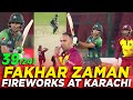 Fakhar Zaman&#39;s Fireworks at Karachi | Hits 39 Runs in 24 Balls vs West Indies, 2018 | T20I | M9C2A