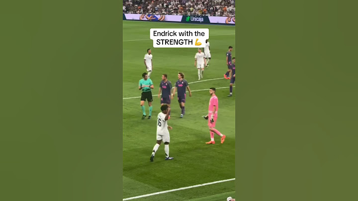 Real Madrid star Endrick shows RIDICULOUS strength 💪