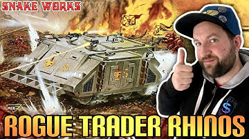 Rogue trader era Rhinos - Warhammer 40k Oldhammer