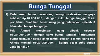 SIMPLE INTEREST - Determining Final Capital, Interest, Interest Rate, and Time Period