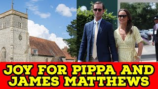 Joy for Pippa and James Matthews