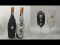 Декор свадебные шампанское бокалы за пару минут заказ с #Newchic #Marine_DIY_Guloyan