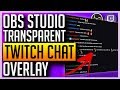 OBS Studio - Adding Twitch Chat Overlay to Your Stream
