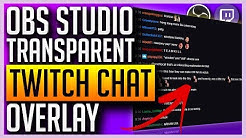 OBS Studio - Adding Twitch Chat Overlay to Your Stream