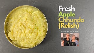Fresh Apple Chhundo Gujarati Apple Chhundo Indian Apple Relish Cooking Apple Chutney Recipe