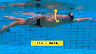 Importance of Body Rotation  Make your breathing easier, smoother arm recovery, longer strokes