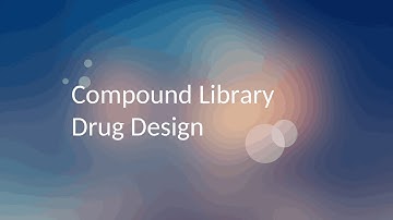 Chemical libraries for drug design Part 1