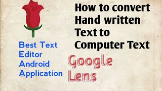 Google Lens: Best Text Scanner and Editor
