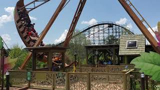 Great Tree Swing ride inside Wildwood Grove at Dollywood