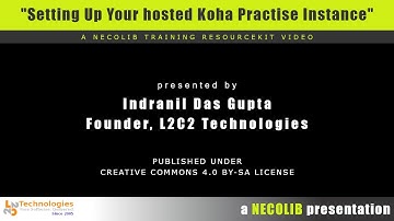 Setting up your hosted Koha ILS practise instance