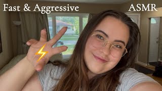 Fast & Aggressive Tapping & Scratching House Tour ASMR